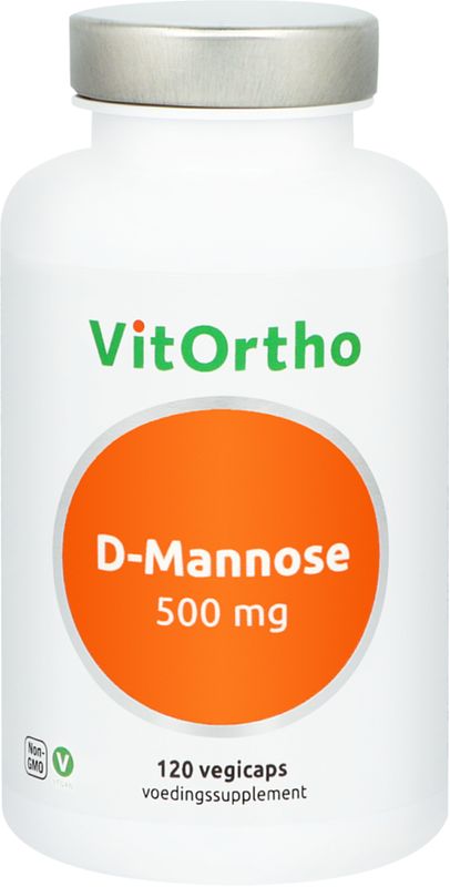 Foto van Vitortho d-mannose 500mg capsules