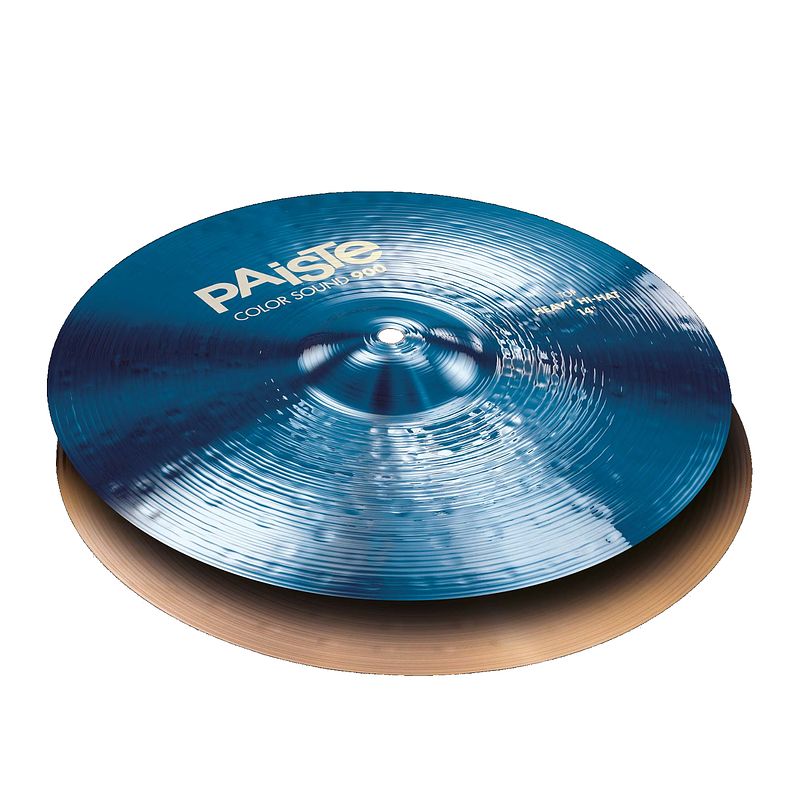 Foto van Paiste color sound 900 blue heavy hihat 14 inch