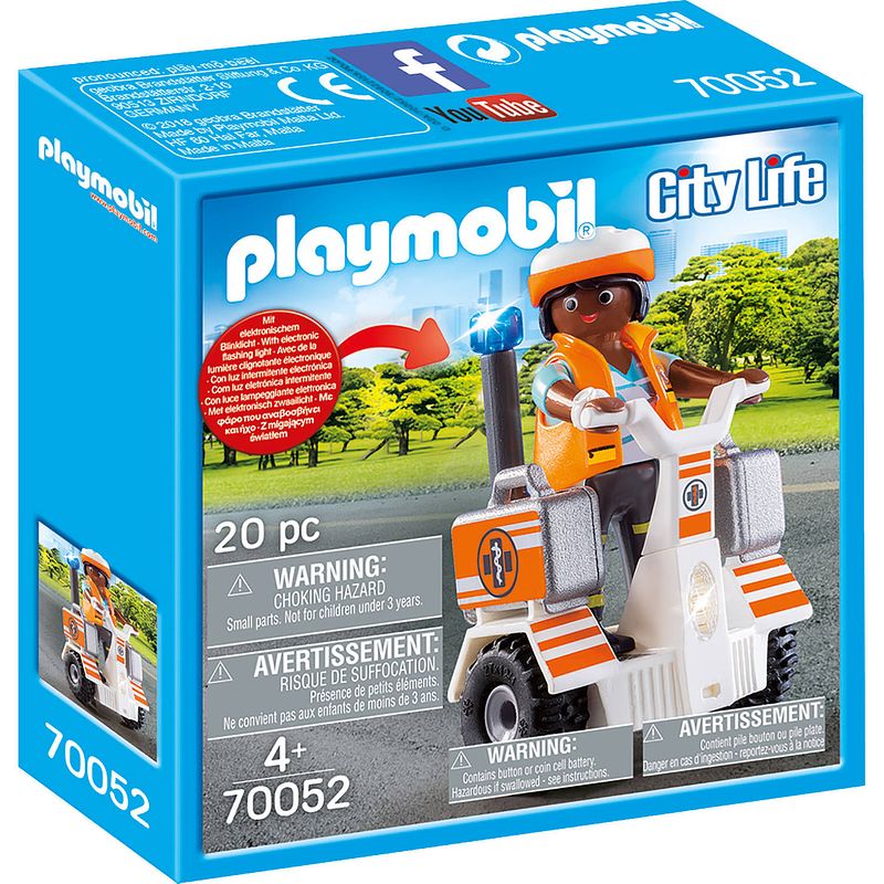Foto van Playmobil city life eerste hulp balans racer 70052