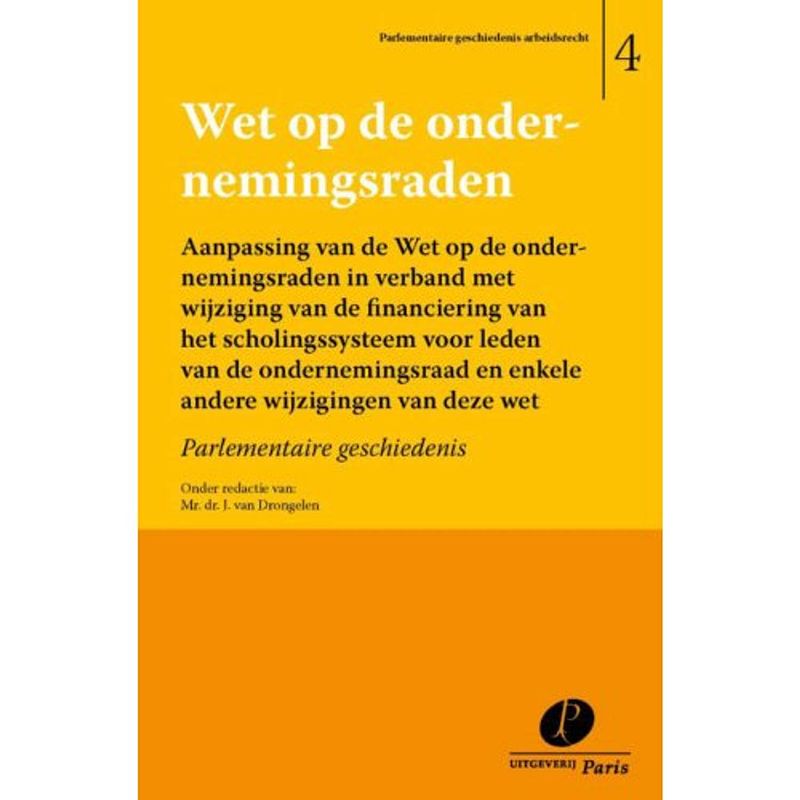 Foto van Wet op de ondernemingsraden - parlementaire