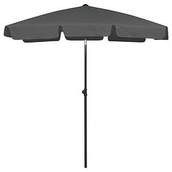 Foto van Vidaxl strandparasol 180x120 cm antracietkleurig