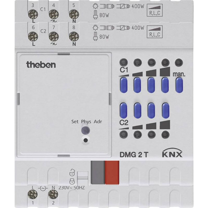 Foto van Theben knx 4930270 dimactor dmg 2 t knx