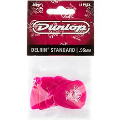 Foto van Dunlop delrin 500 0.96mm 12-pack plectrumset donker roze