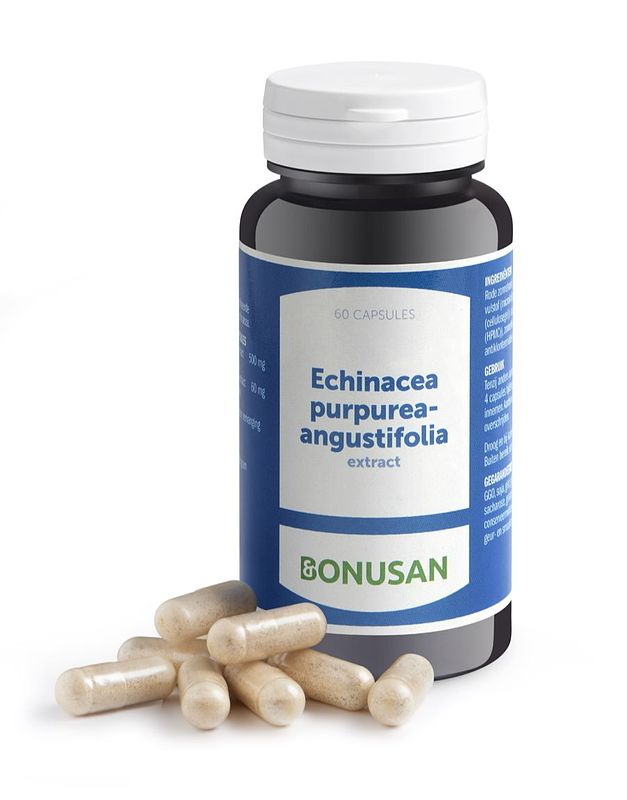 Foto van Bonusan echinacea purpurea angustifolia extract capsules