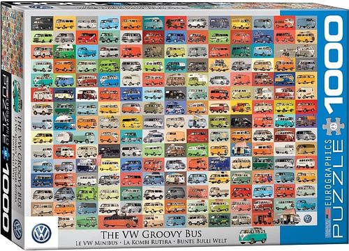 Foto van The vw groovy bus (1000 stukjes) - puzzel;puzzel (0628136607834)