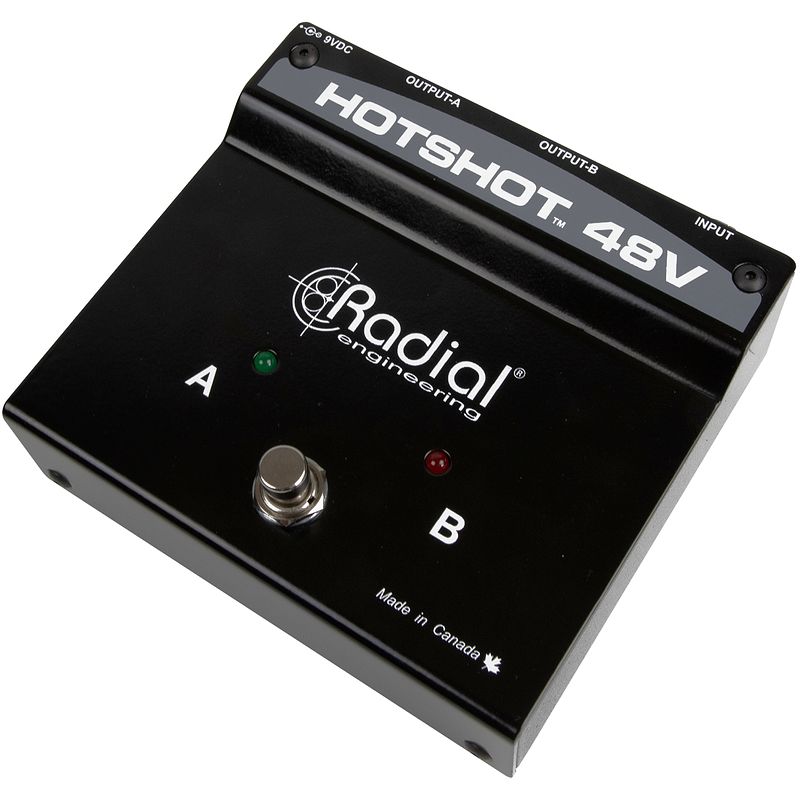 Foto van Radial hotshot 48v microfoon switcher