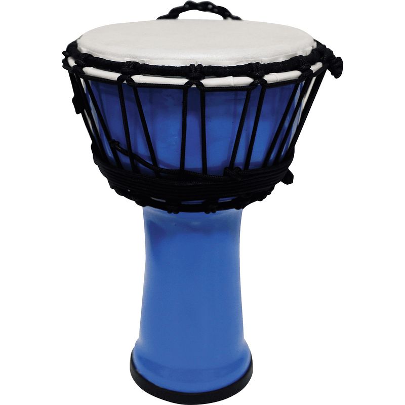 Foto van Tanga djpvc7-bu pvc djembe 7 inch blauw