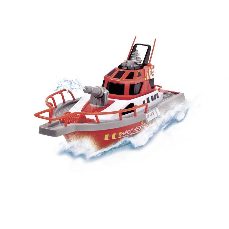 Foto van Dickie toys rc fire boat rc boot voor beginners rtr 384 mm