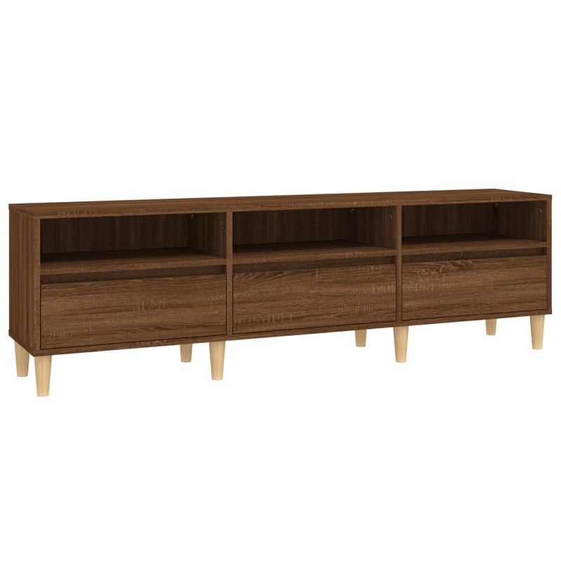 Foto van Vidaxl tv-meubel 150x30x44,5 cm bewerkt hout bruineikenkleurig