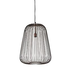 Foto van Light & living - hanglamp rilanu - 47x47x64 - brons