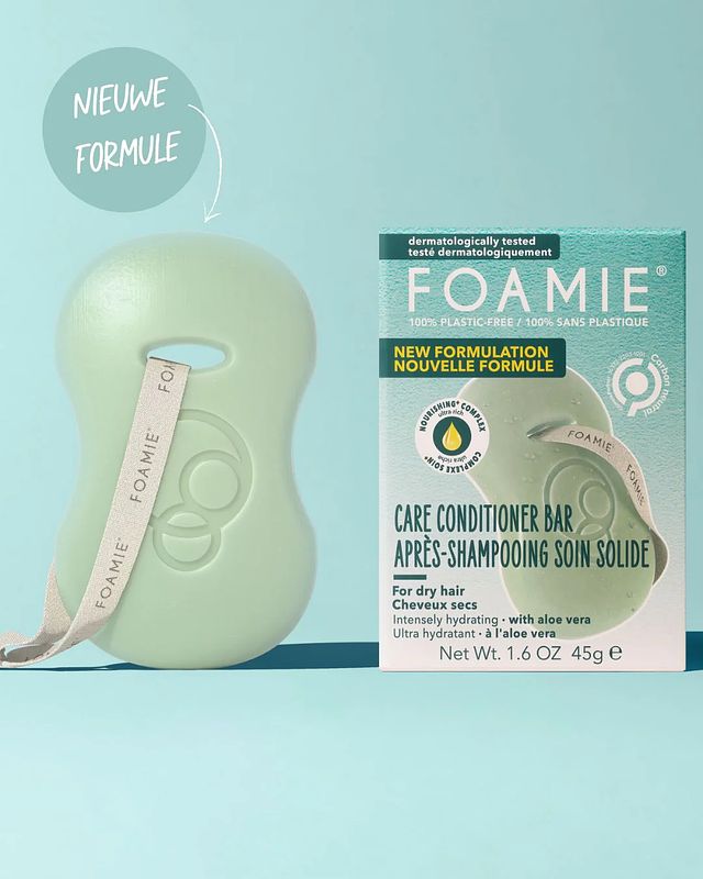 Foto van Foamie aloe vera conditioner bar