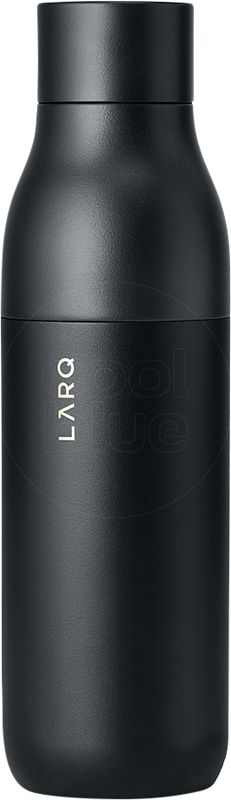 Foto van Larq zelfreinigende waterfles obsidian black 740 ml