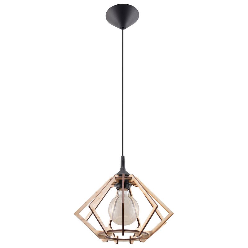 Foto van Sollux hanglamp pompelmo ø 30 cm hout