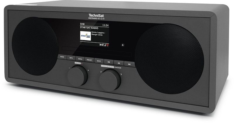 Foto van Technisat dab+ radio digitradio 451 cd ir (zwart)