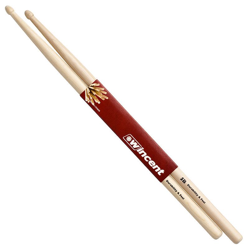 Foto van Wincent w-5b hickory drumstokken 5b