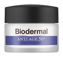 Foto van Biodermal anti age nachtcrème 50+