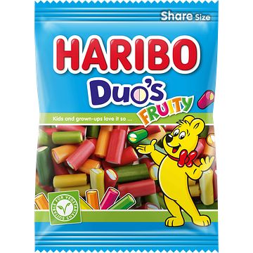 Foto van Haribo duo's fruity 200g bij jumbo