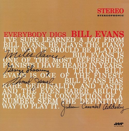 Foto van Everybody digs bill evans - lp (8436006494697)