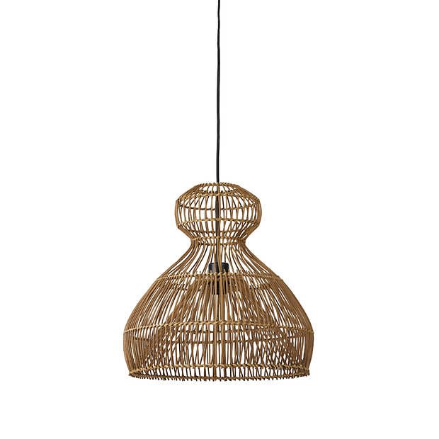 Foto van Light & living - hanglamp vime - 41x41x41 - bruin