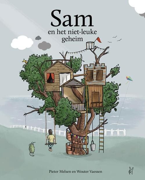 Foto van Sam en het niet-leuke geheim - pieter melsen, wouter vaessen - hardcover (9789083272054)