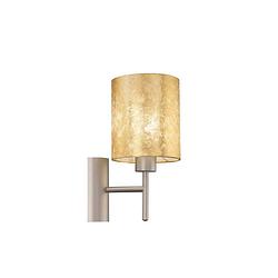 Foto van Eglo viserbella wandlamp - e27(excl.) - 1 lichts - goud, beige