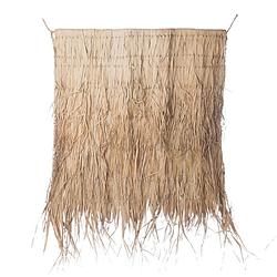 Foto van Dknc - palmblad mat - 115x115cm - beige