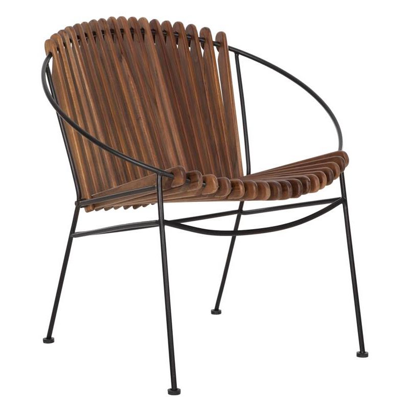 Foto van Must living lounge chair portofino,76x71x67 cm, iron frame with tea...