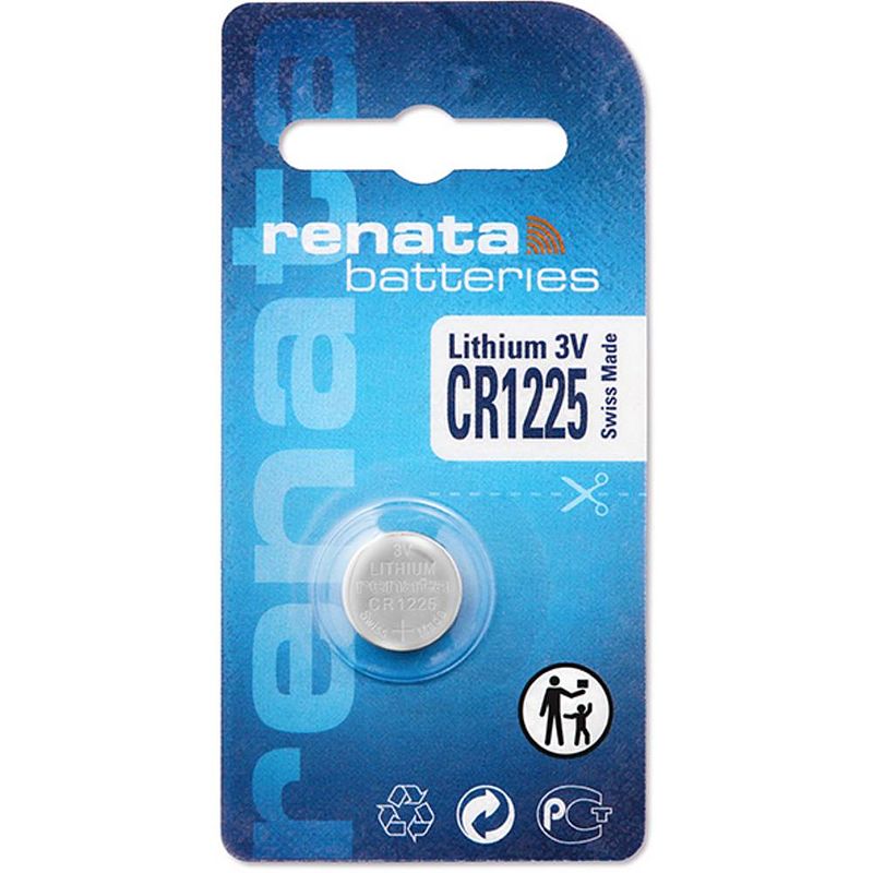 Foto van Cr1225 knoopcel lithium 3 v 48 mah renata cr1225 1 stuk(s)