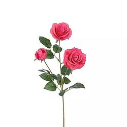 Foto van Buitengewoon de boet - roos tak beauty 67 cm kunstplant