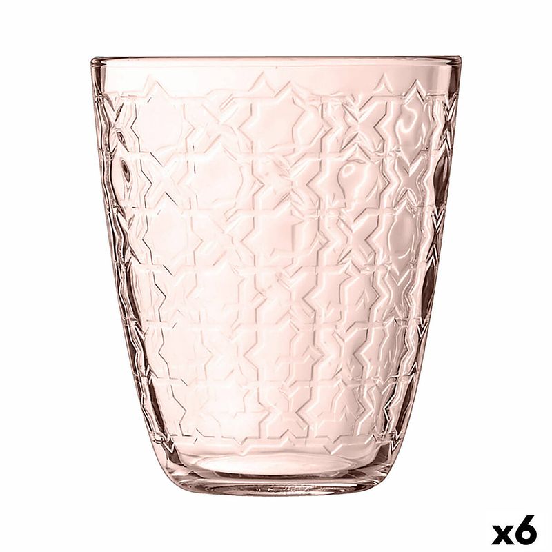 Foto van Glas luminarc concepto riad roze glas (310 ml) (6 stuks)