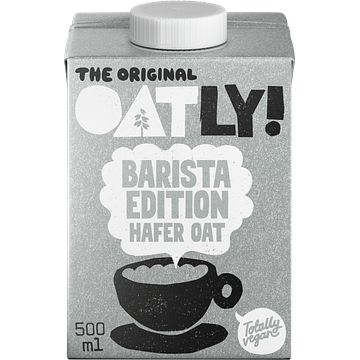 Foto van 2 voor € 3,25 | oatly the original haver barista edition 500ml aanbieding bij jumbo