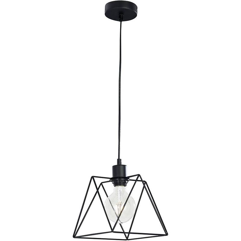 Foto van Eco-light i-santana-m-s1 i-santana-m-s1 hanglamp e27 zwart