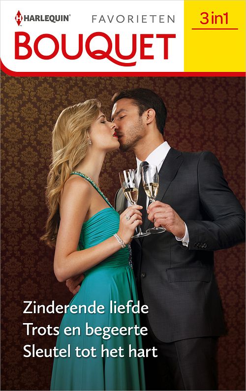 Foto van Zinderende liefde / trots en begeerte / sleutel tot het hart - lynne graham, helen brooks, kim lawrence - ebook