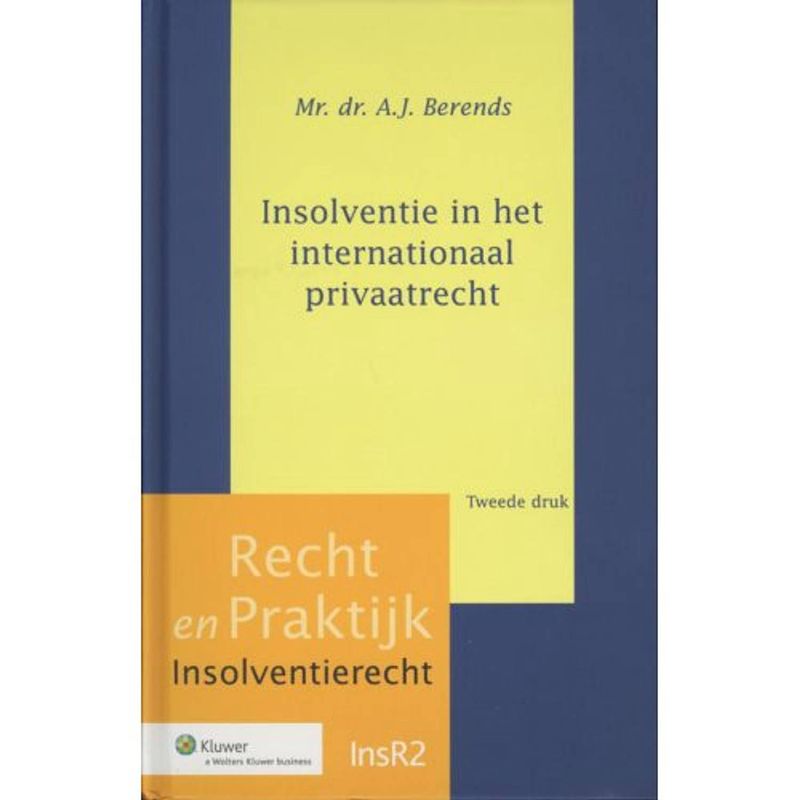 Foto van Insolventie in het internationaal privaatrecht -