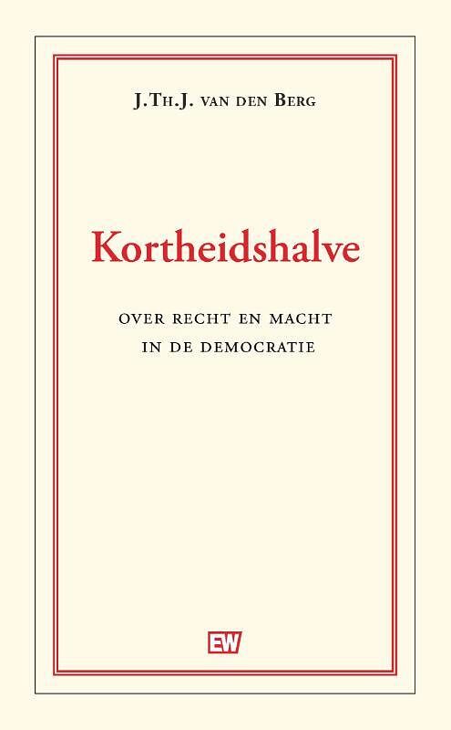 Foto van Kortheidshalve - j. th. j van den berg - hardcover (9789463480789)