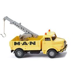 Foto van Wiking miniatuurvoertuig man-service die-cast 1:87 geel