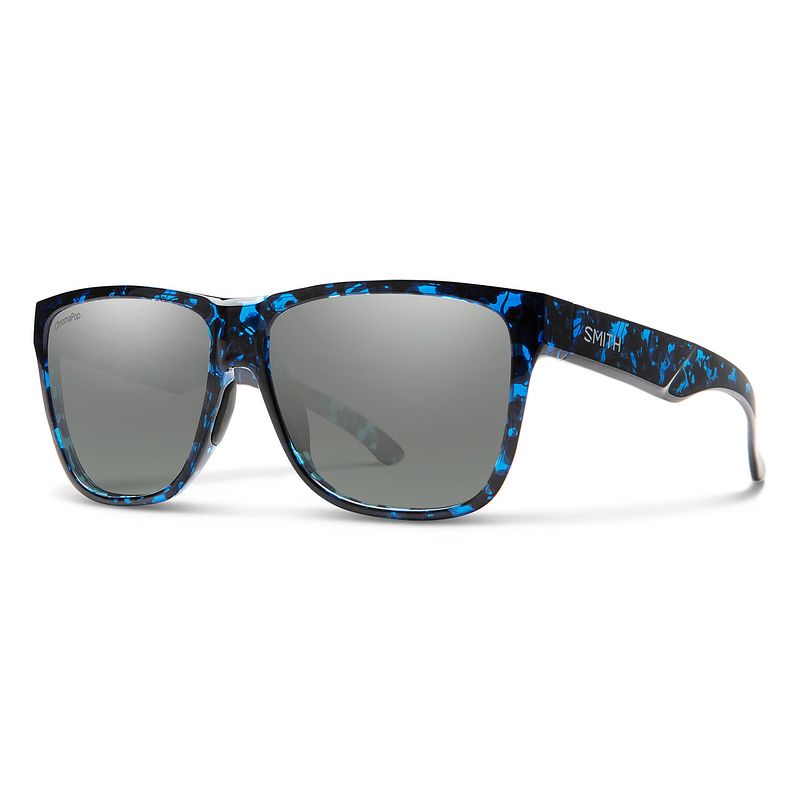 Foto van Smith lowdown xl 2 zonnebril gepolariseerd blauw/platinum