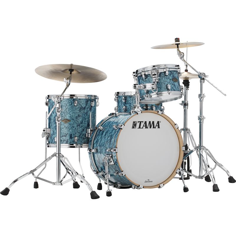 Foto van Tama wbr30rs-tqp starclassic w/b turquoise pearl 3d. shellset