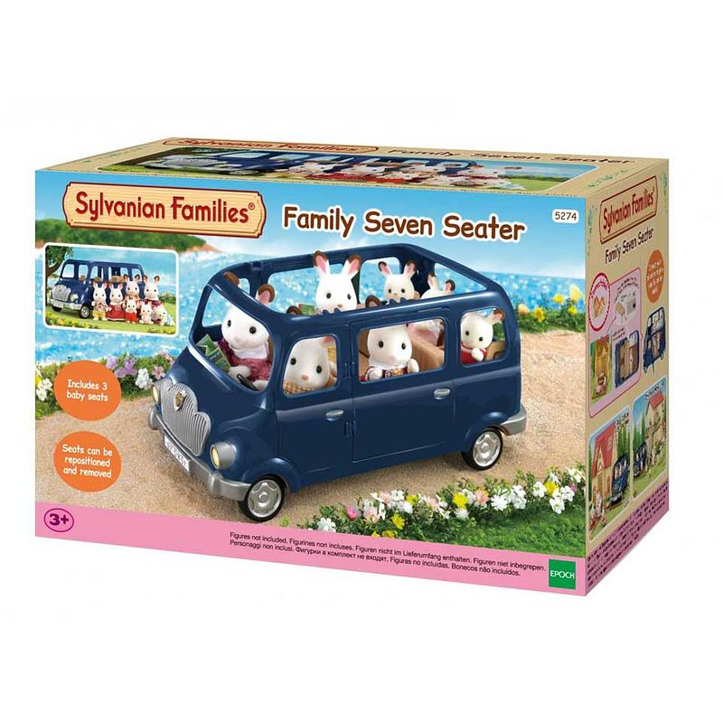 Foto van Sylvanian families 7-zits familiewagen 5274