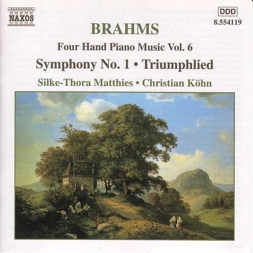 Foto van Brahms: four hand piano music 6 - cd (0636943411926)