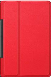 Foto van Just in case smart tri-fold lenovo yoga tab 11 book case rood