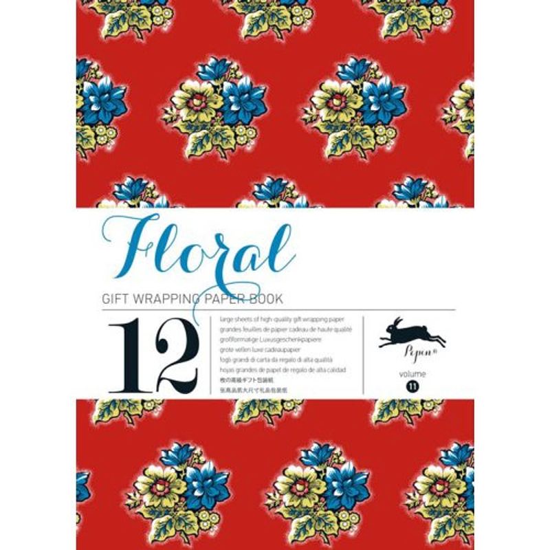 Foto van Floral / volume 11 - gift wrapping paper book