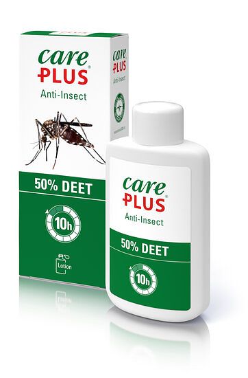 Foto van Care plus deet anti-insect lotion 50% 50ml