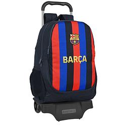 Foto van Schoolrugzak met wielen f.c. barcelona kastanjebruin marineblauw 32 x 44 x 16 cm