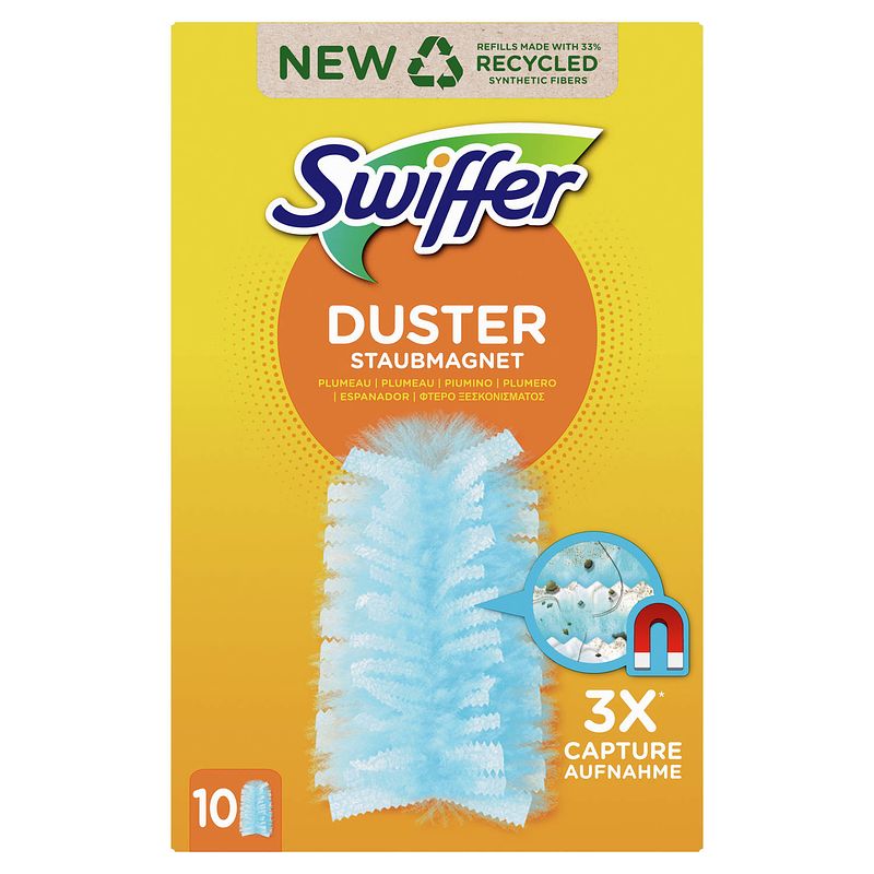 Foto van Swiffer duster stofdoekjes navulling - 10st