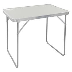 Foto van Ecd germany aluminium campingtafel klaptafel 70x50x60 cm, grijs, mdf-plaat, opvouwbaar, draagbaar, lichtgewicht