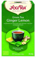Foto van Yogi tea green tea ginger lemon