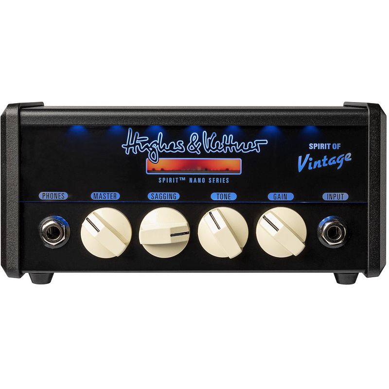 Foto van Hughes & kettner spirit nano head - spirit of vintage 50w gitaarversterker top