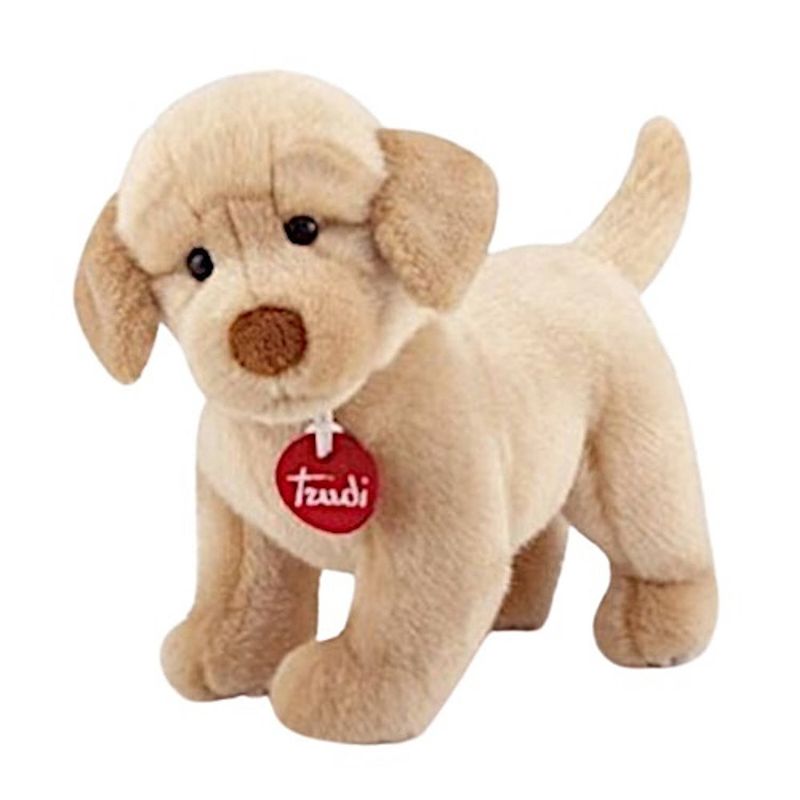 Foto van Trudi knuffelhond labrador liam 24 cm pluche bruin