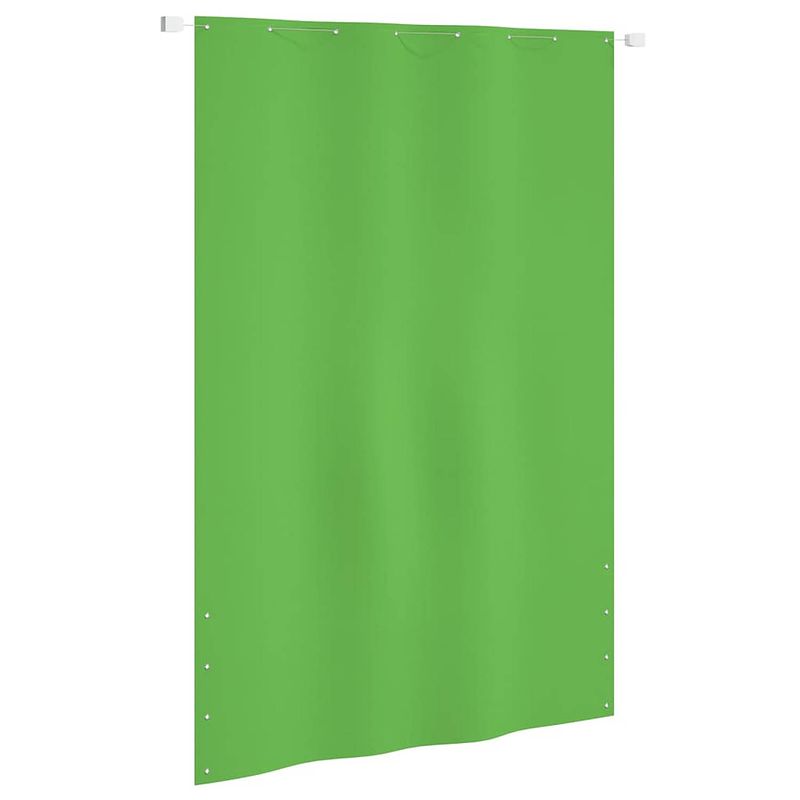 Foto van Vidaxl balkonscherm 160x240 cm oxford stof lichtgroen